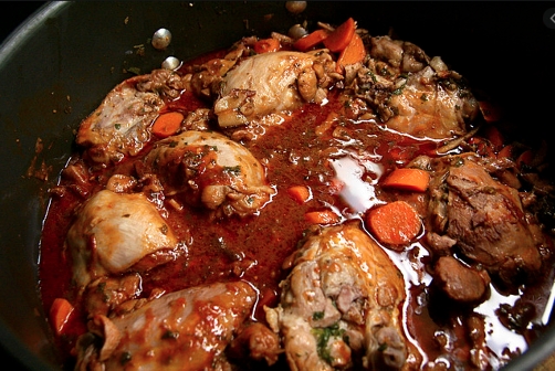 coq au vin géant